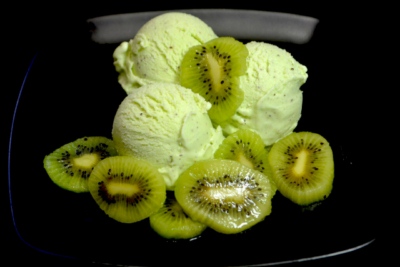 hình ảnh kem kiwi